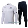 Sudadera De Entrenamiento Trajes Manchester City Cremallera De Cuarto 2022-23 Blanca - Hombre